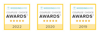 Wedding Wire Awards Trophy Case